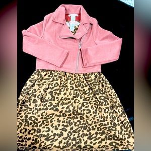 Girls dress and jacket set